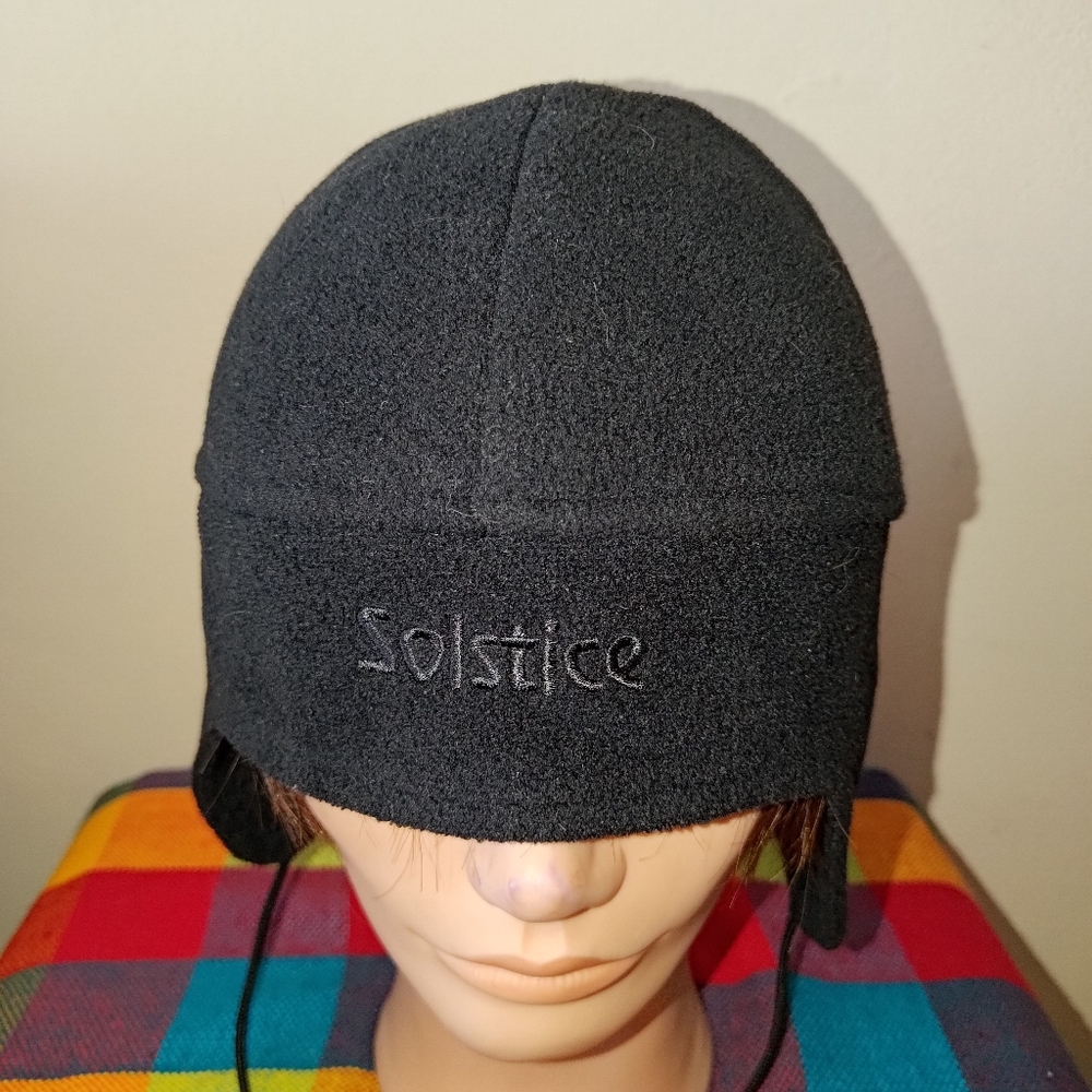 Solstice Embroidered Logo Ear Flap Winter Unisex Skull Beanie View 2